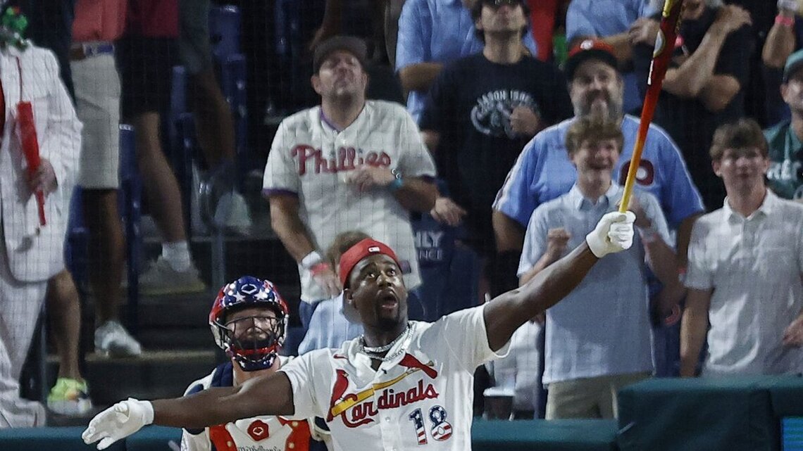 Cardinals' Jordan Walker clubs 6 straight for walk-off Home Run Derby 