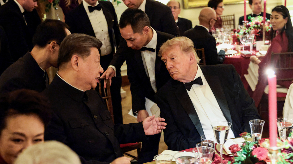 Trump welcomes China's Xi with fanfare, but no breakthroughs emerge