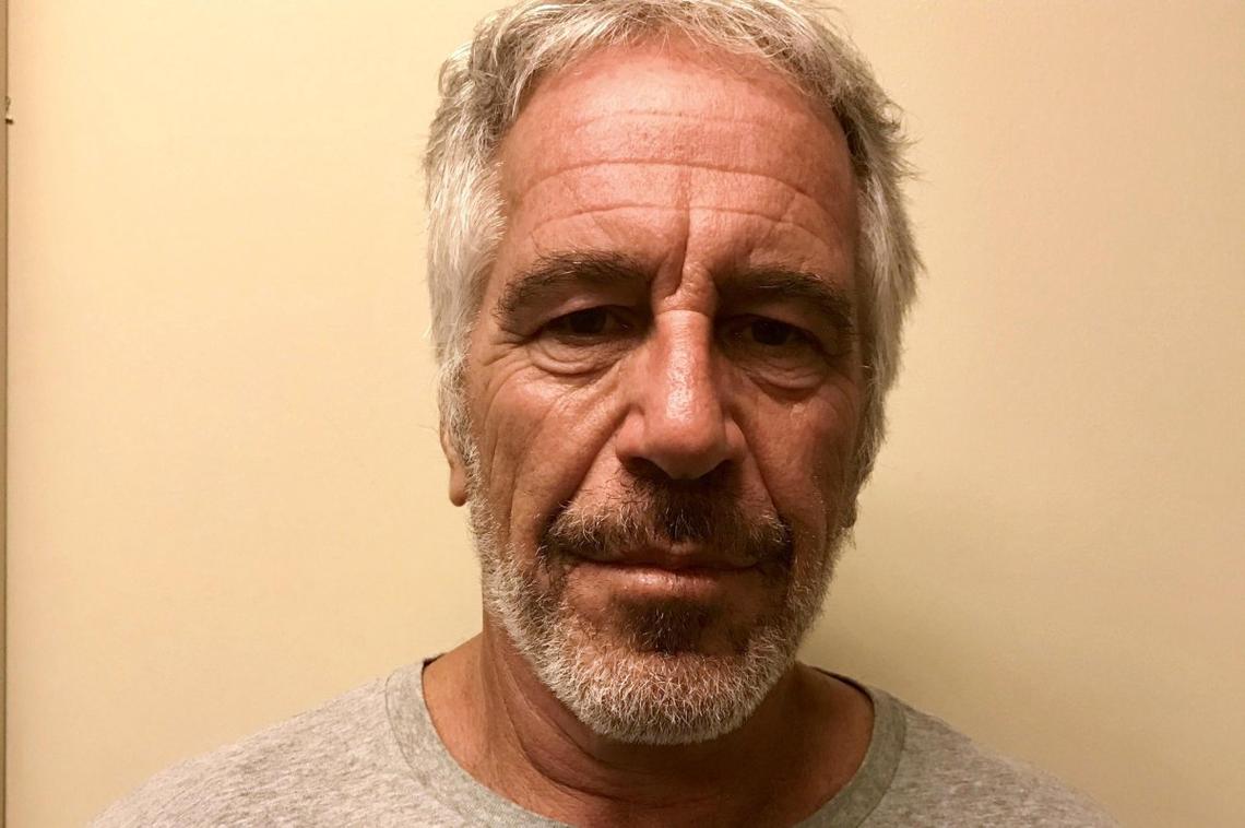 Jeffrey Epstein’s New York mugshot. File Photo courtesy of the New York State Division of Criminal Justice/ EPA-EFE