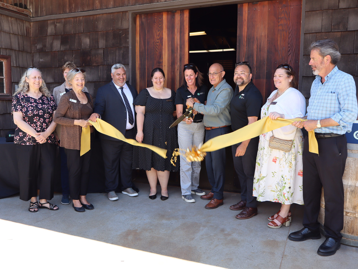 Ribbon cutting on July 15, 2026, marking the opening of the new historic preservation center at Asilomar Hotel and Conference Grounds in Pacific Grove, Calif.