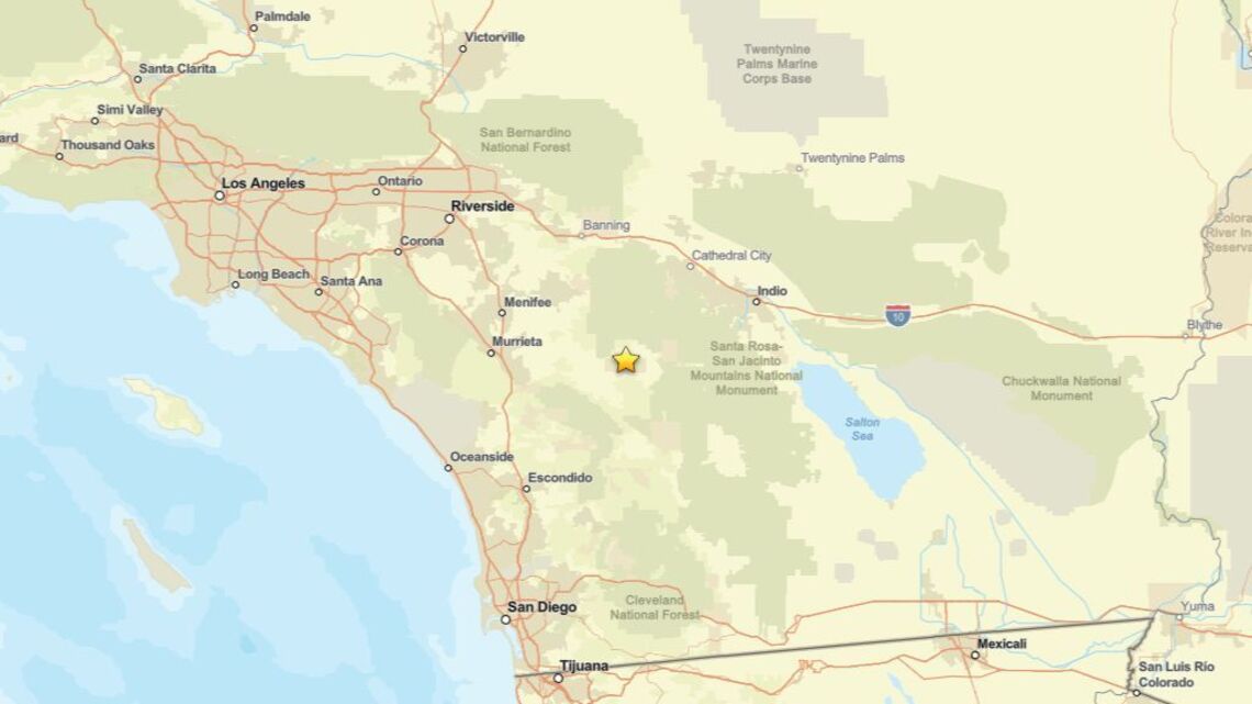 Sept. 14: Earthquake of 2.1 magnitude detected near Anza, CA