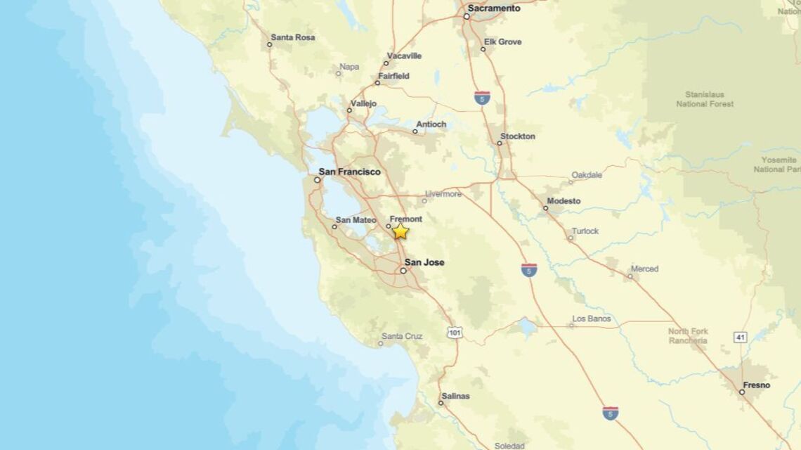 Update: Earthquake rattles region near Fremont, CA on June 4 - 2.6 magnitude reported 