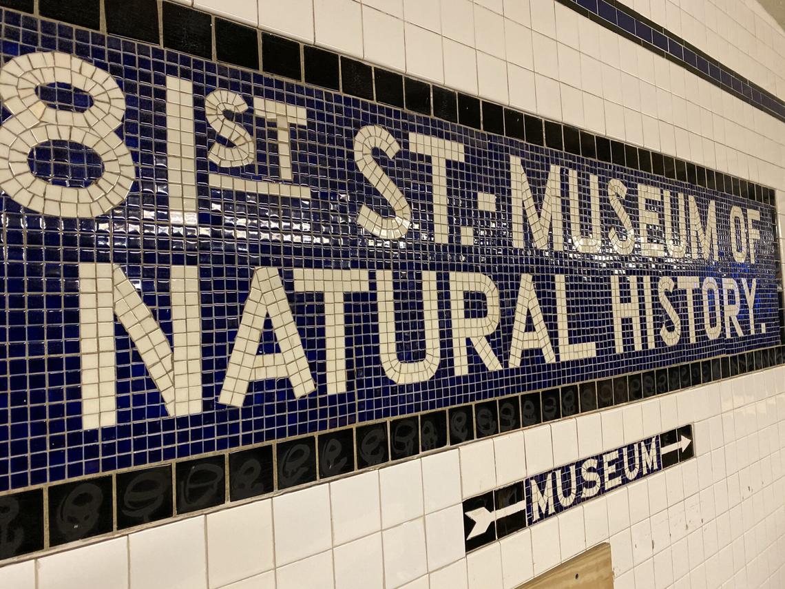  You have arrived! Even first time visitors will be able to navigate the clearly marked subway entrance to the museum. Photo credit: Cathy Bennett Kopf 