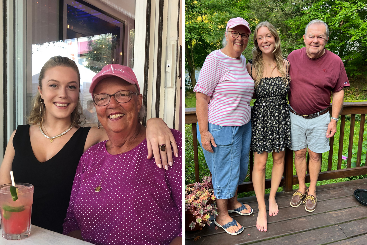  Catherine Michelle and her grandparents. 