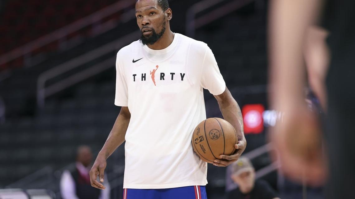 Rockets open series vs. Lakers without star Kevin Durant (knee) 