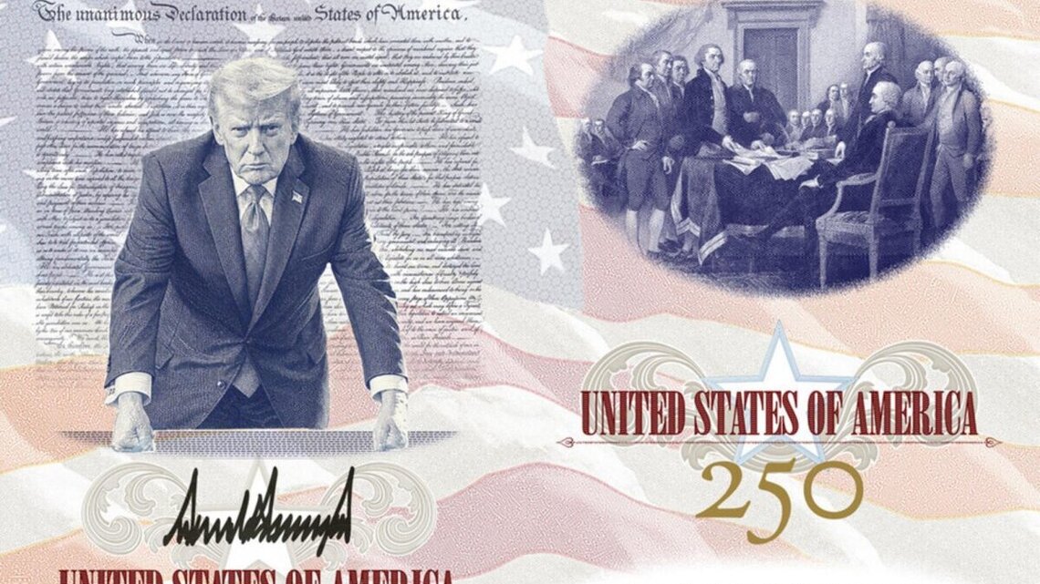 Trump unveils new-look passport design with his name, image 