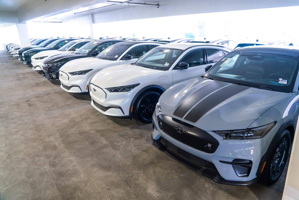  Ford is transitioning away from more expensive EVs like the Ford Mustang Mach e. 
