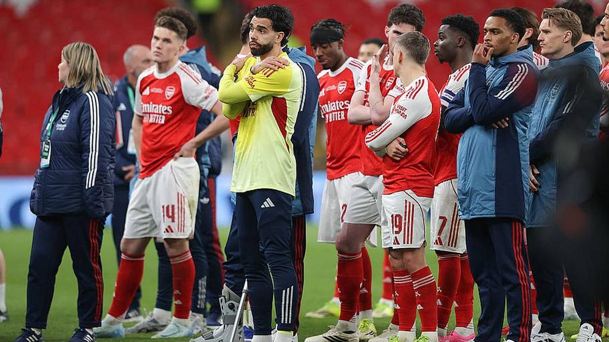  Arsenal suffered Carabao Cup final disappointment. | James Gill/Danehouse/Getty Images 