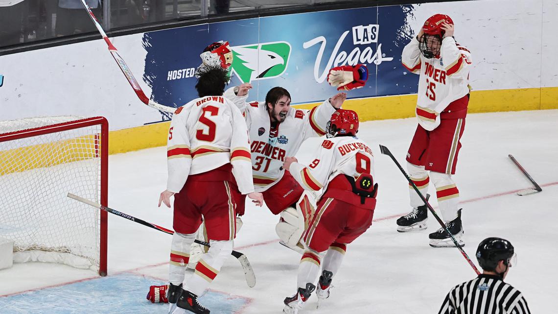 Denver wins 11th national hockey championship at Frozen Four