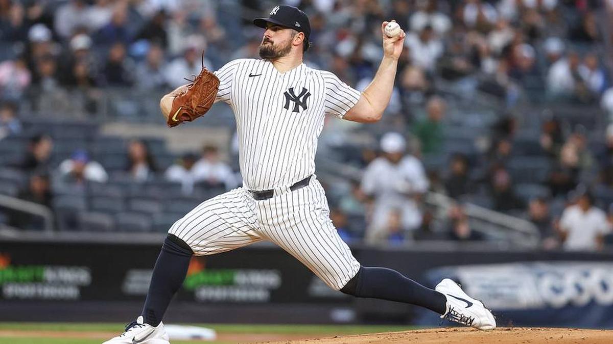  Carlos Rodón will be aiming for his second consecutive win in the Yankees-Guardians series finale. | Wendell Cruz-Imagn Images 
