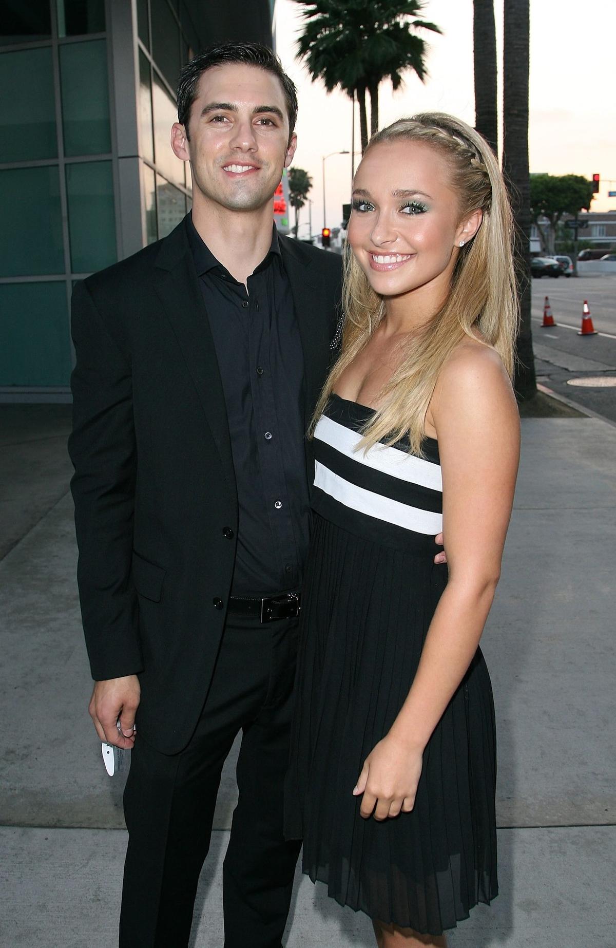  Milo Ventimiglia and Hayden Panetierre in July 2007 in Hollywood, California.Michael Buckner/Getty Images 