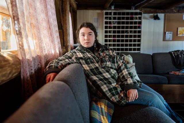  LillyAnne Keeley is scheduled to be among the last students ever to graduate from Sterling College in Craftsbury Common, Vermont. "I just really worry about some students out there that are going to have less and less choices," she says. Credit: Oliver Parini for The Hechinger Report