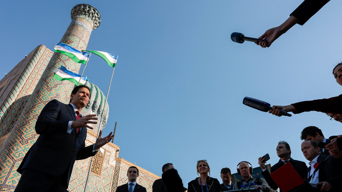 Rubio seeks to expand Central Asia ties with pomp-filled Uzbekistan visit
