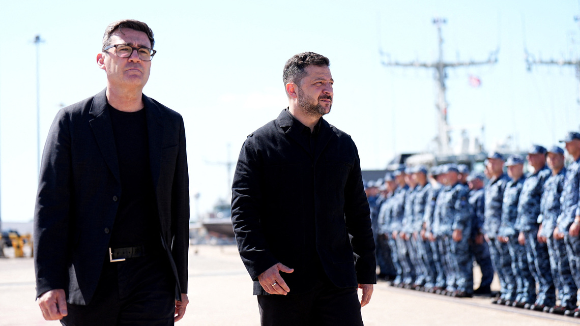 UK's Burnham welcomes Zelenskiy as first foreign visitor