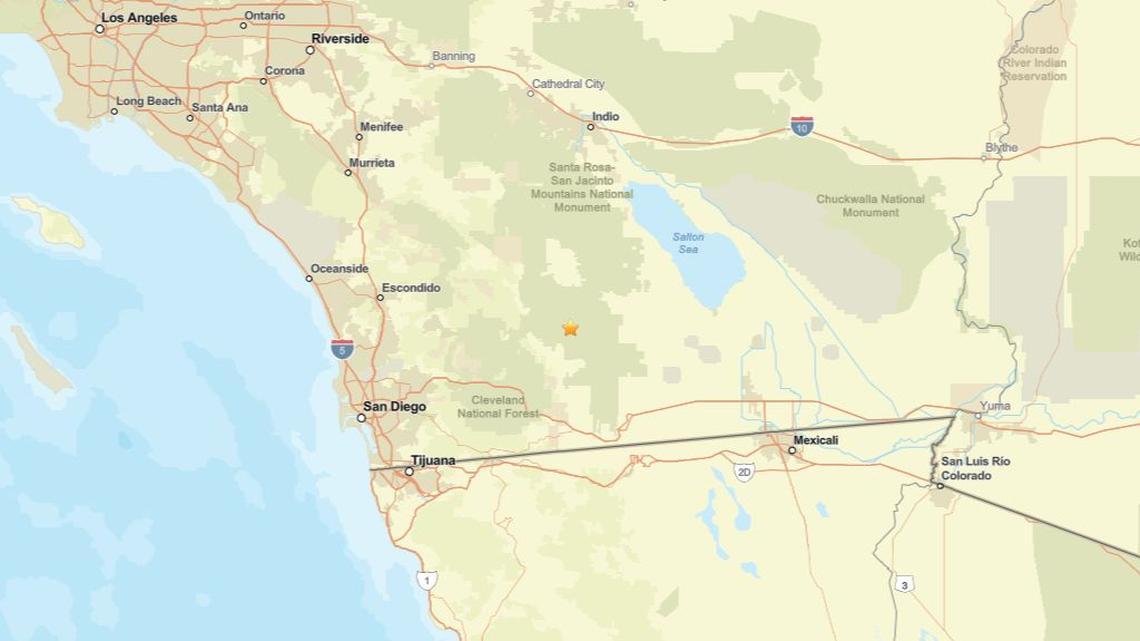 Earthquake of magnitude 2.7 detected near Ocotillo Wells, CA on May 16 