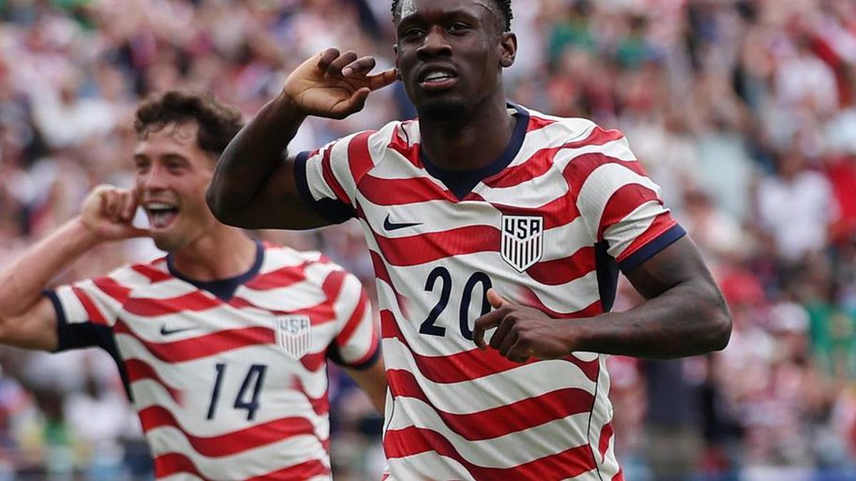  Folarin Balogun (center) showed well once he entered the game at halftime. | David Jensen/USSF/Getty Images 