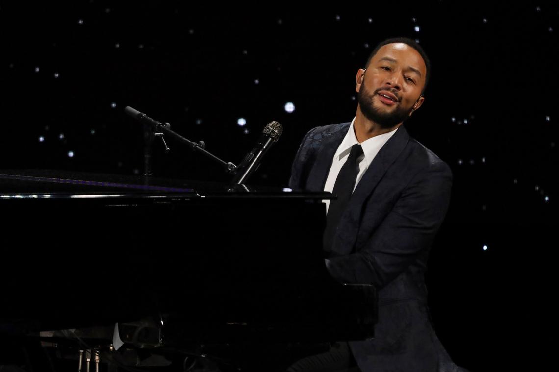 John Legend performs March 5, 2020, in Beverly Hills, Calif.
