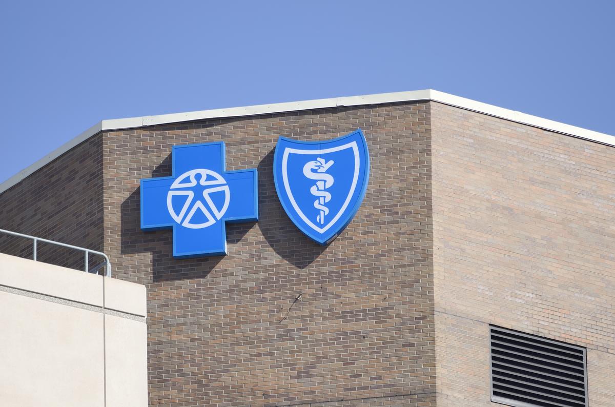  The Blue Cross Blue Shield building in Lansing, Michigan, is pictured on March 14, 2012. 