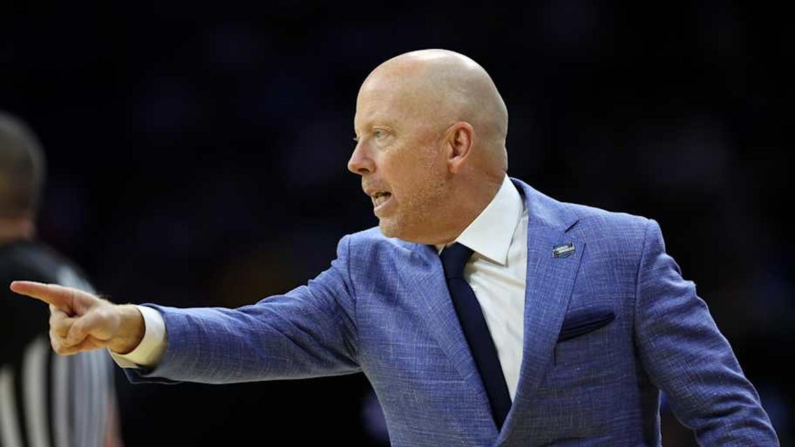  Mar 20, 2026; Philadelphia, PA, USA; UCLA Bruins head coach Mick Cronin reacts in the first half during a first round game of the men's 2026 NCAA Tournament at Xfinity Mobile Arena. Mandatory Credit: Bill Streicher-Imagn Images | Bill Streicher-Imagn Images 