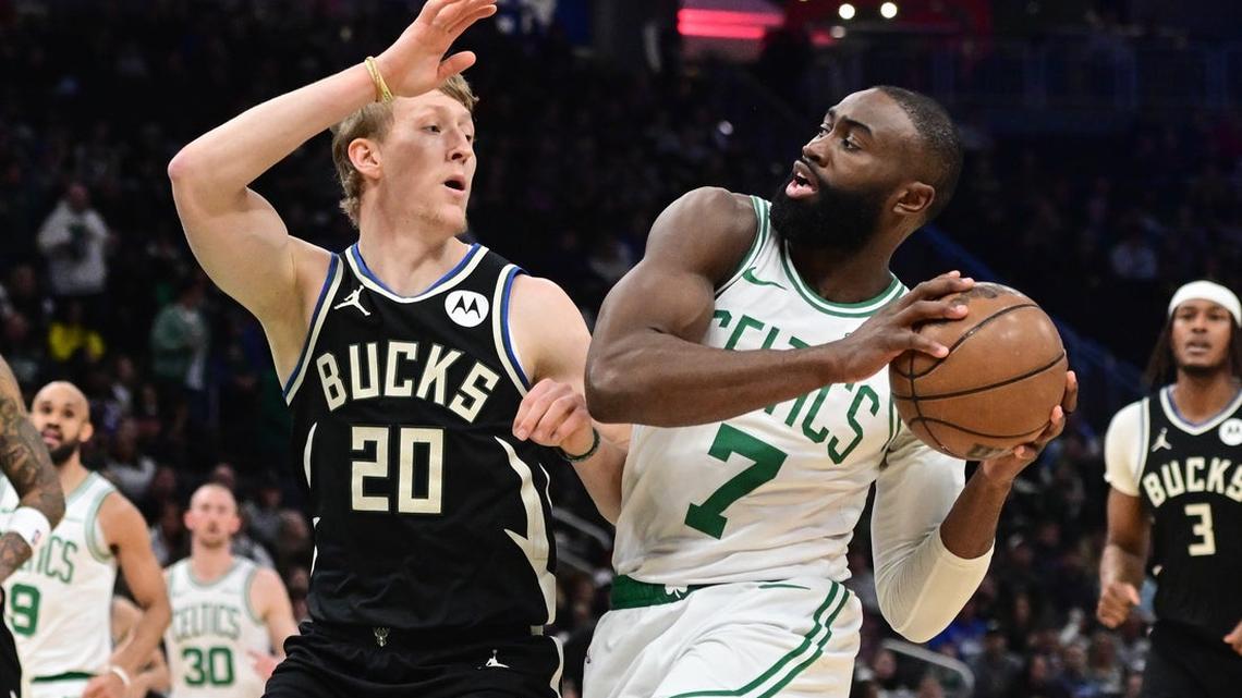 Celtics exploit short-handed Bucks for latest lopsided win 