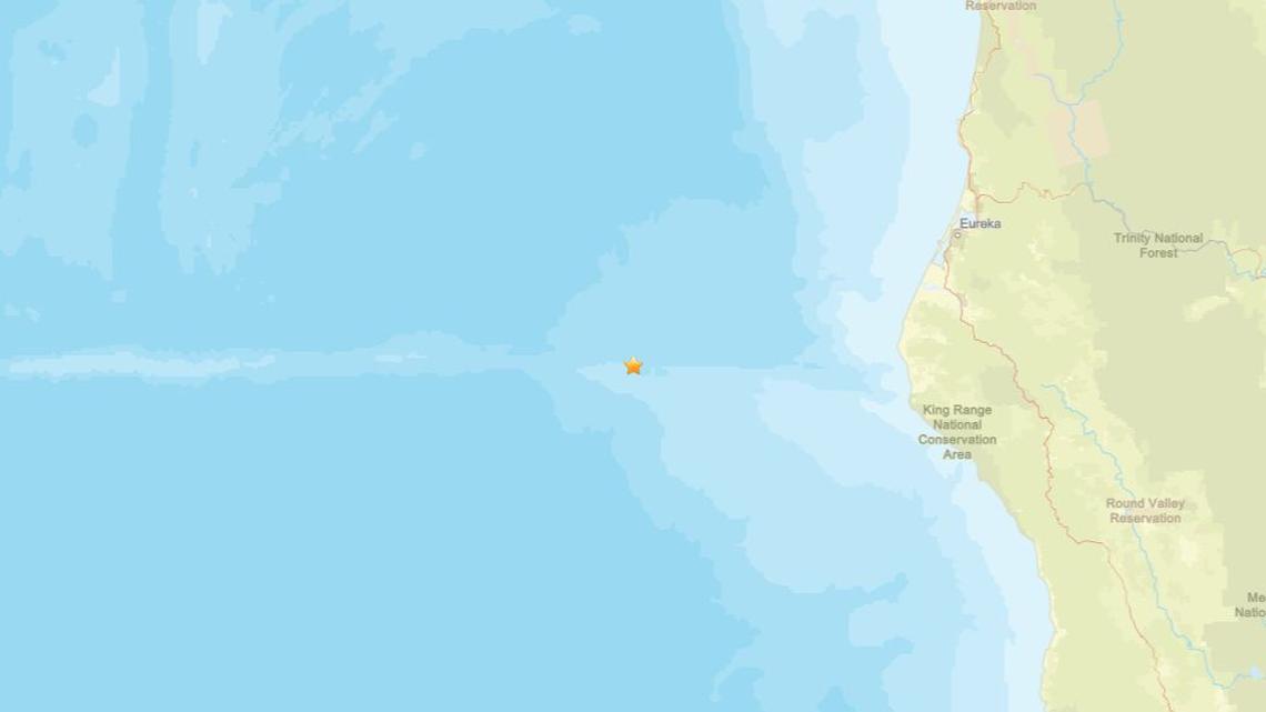 May 6: Earthquake measuring 2.5 shakes region near Petrolia, CA 