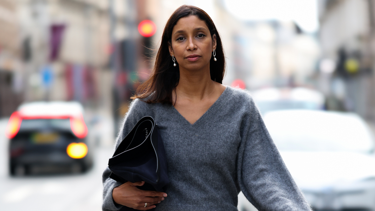 21 Visually Slimming V-Neck Sweaters for Women With Larger Busts