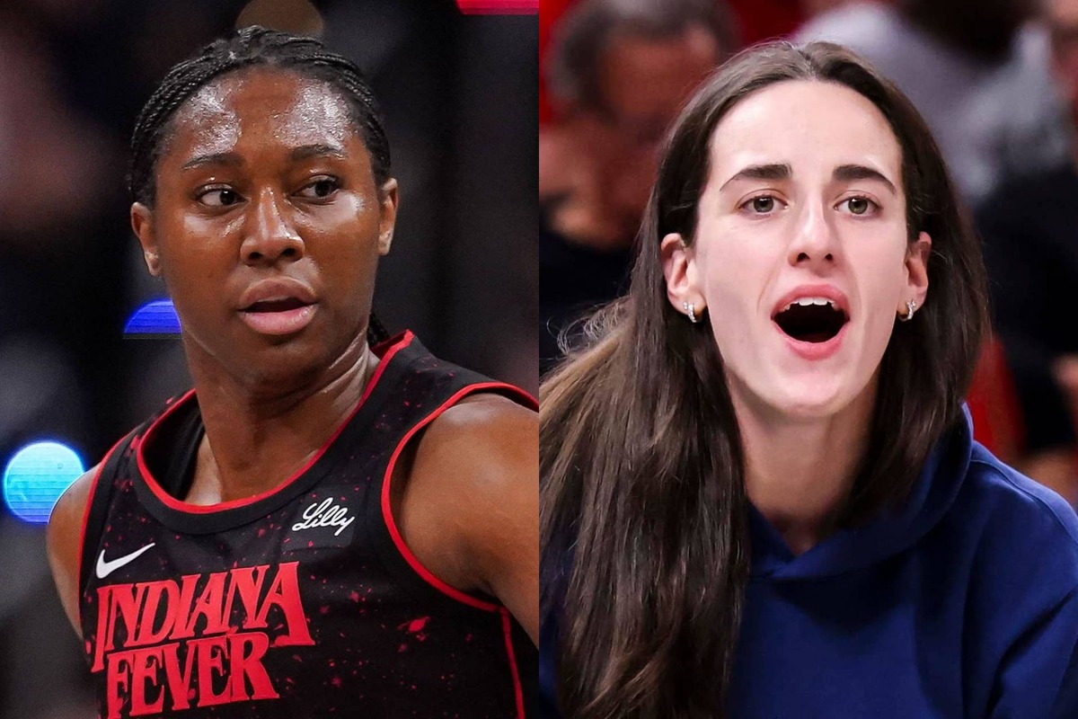  Indiana Fever forward Aliyah Boston (left) and guard Caitlin Clark (right). Grace Hollars, Grace Smith/IndyStar / USA TODAY NETWORK via Imagn Images