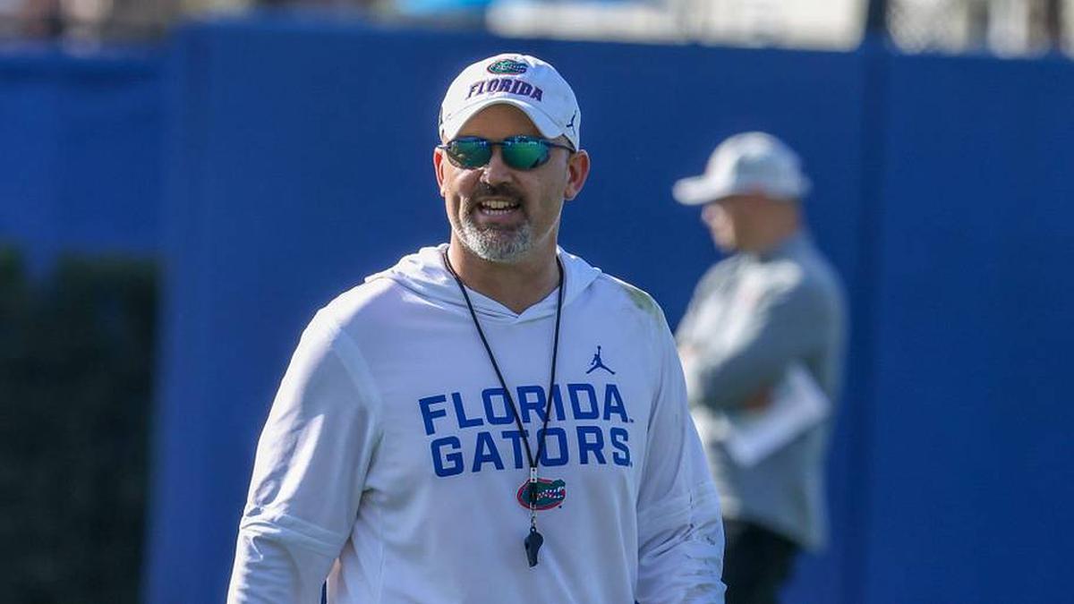  Florida Gators defensive coordinator Brad White. | Alan Youngblood/Gainesville Sun / USA TODAY NETWORK via Imagn Images 
