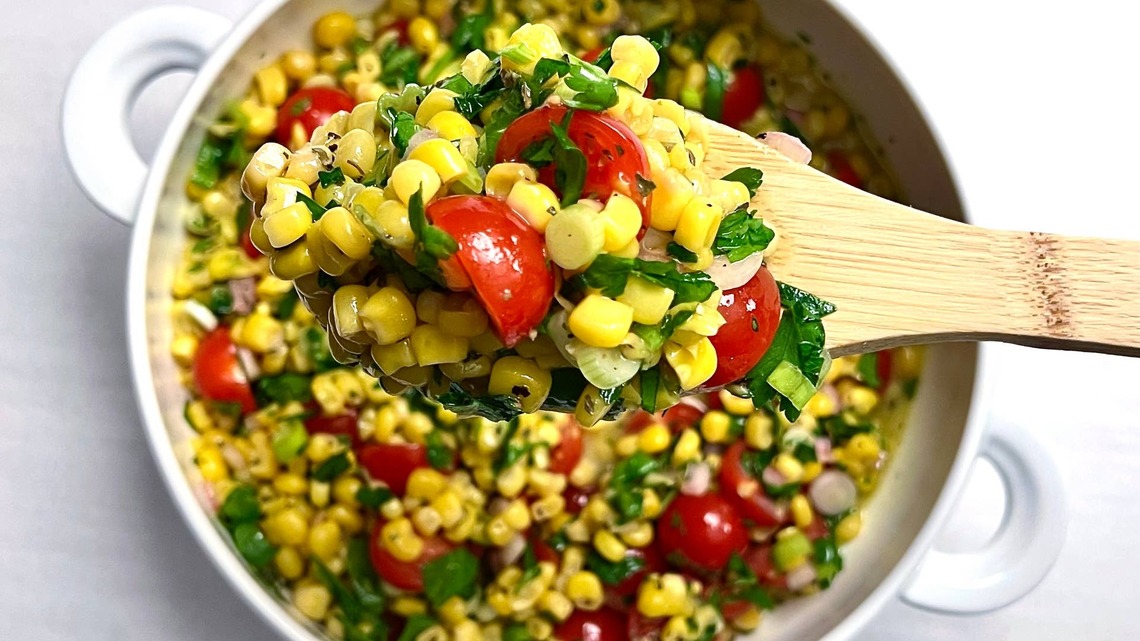 I Tried Reese Witherspoon's Grandma's Corn Salad and It's the Refreshing Ode to Summer That I'll Be Making on Repeat 