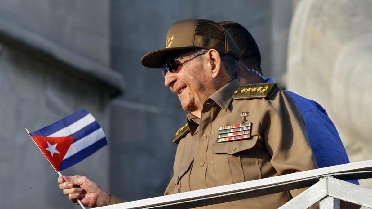 The former president of Cuba Raul Castro attends a parade held to observe May Day, or International Workers' Day, in Havana on May 1, 2025. He now faces homicide charges accusing him authorizing the 1996 shootdown of aircraft operated by Brothers to the Rescue, a Cuban American exile organization.
File Photo by Ernesto Mastrascusa/EPA