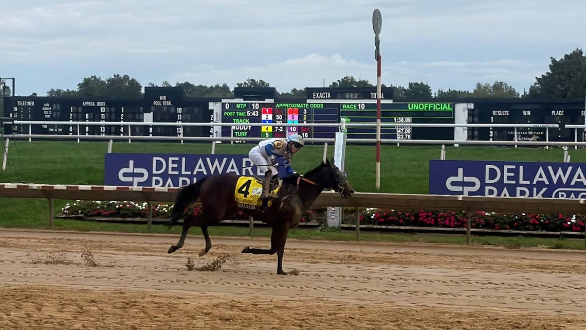 Regaled Goes Last To First In Delaware Handicap Repeat 