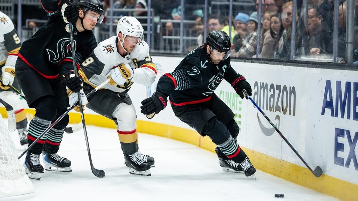 Kraken stay in playoff hunt with shootout win over Knights 