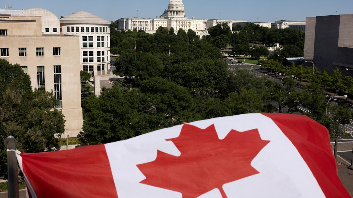 The U.S Capitol is seen from the Embassy of Canada in Washington, D.C., U.S., June 2, 2026. REUTERS/Anna Rose Layden