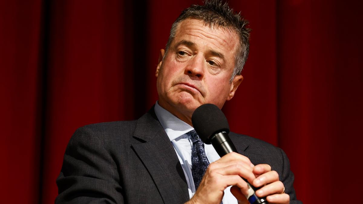 Pennsylvania Supreme Court Justice David Wecht during a fireside chat in September. (Monica Herndon/The Philadelphia Inquirer/TNS)