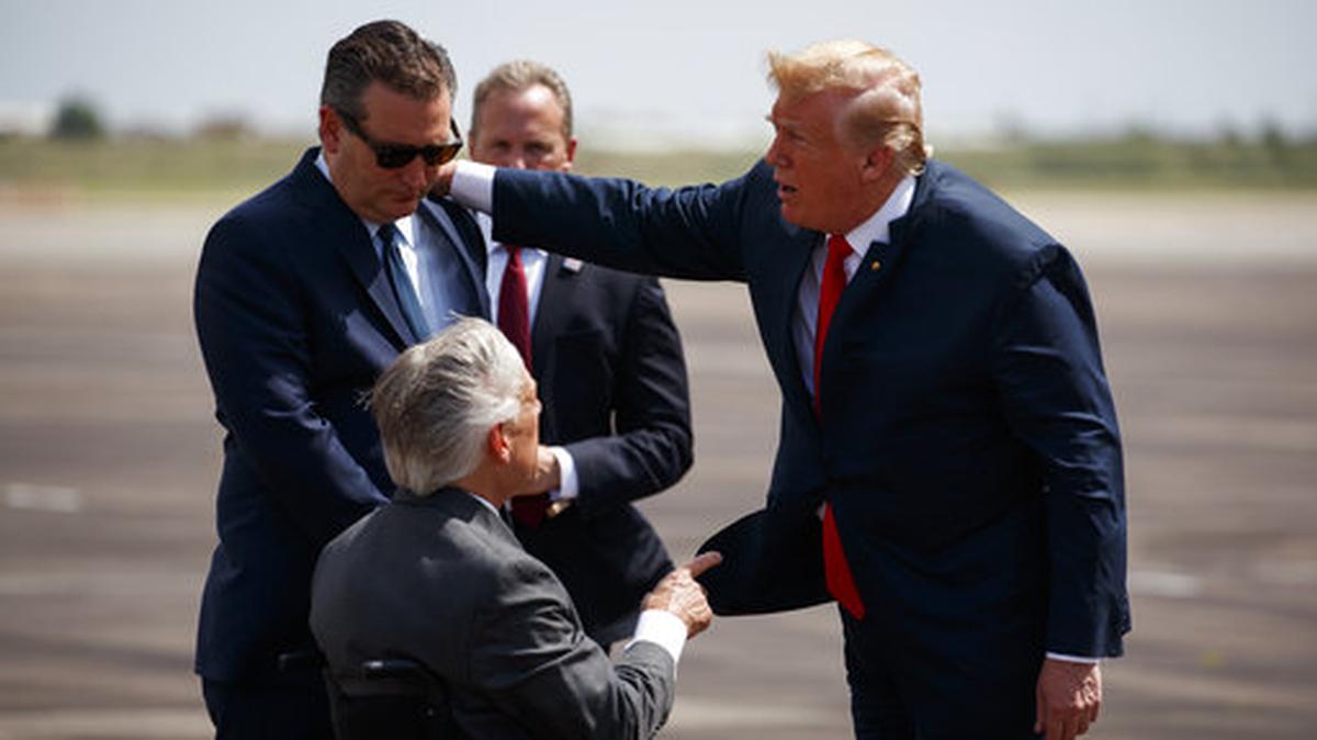 Donald Trump, Greg Abbott, Ted Cruz