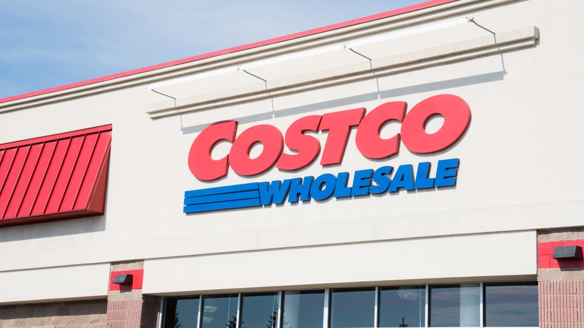 Costco wholesale store front image.