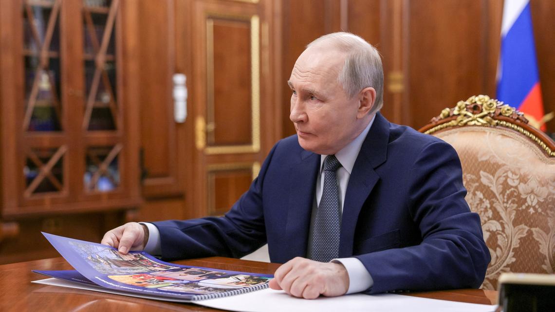 Putin, Zelenskiy proclaim rival ceasefires around Russia's Victory day commemorations 