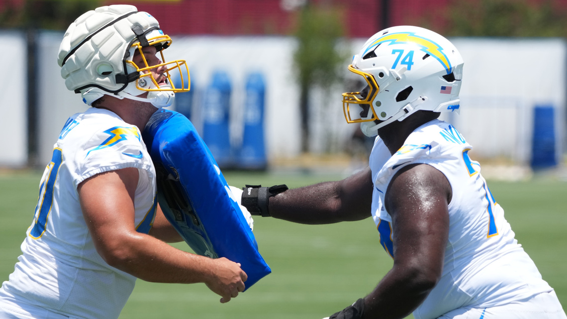 Chargers first injury report of Week 8: 5 players did not practice 