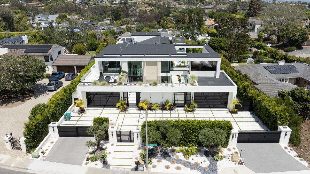 The mansion at 6283 La Jolla Scenic Drive property recently sold for $17 million. (Luke Johnson / The San Diego Union-Tribune)