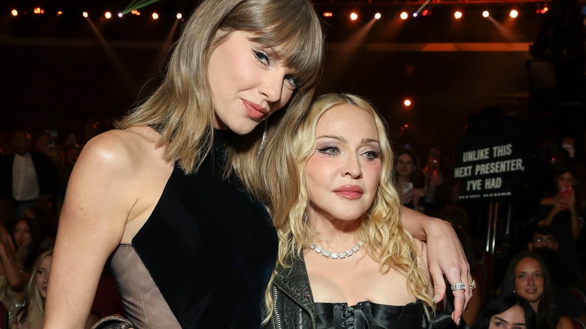Candid Video of Taylor Swift & Madonna Privately Connecting at the 2026 VMAs Has Fans Gasping: 'I'm Dead!' 