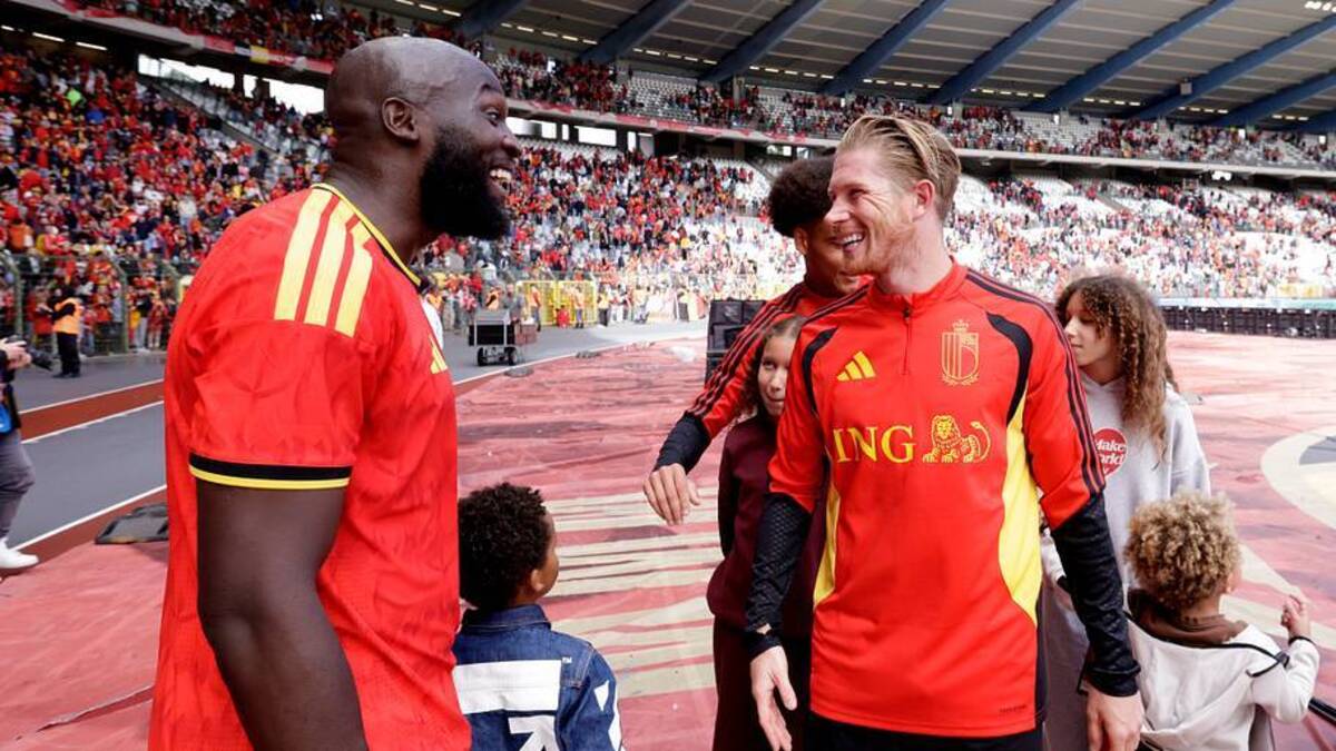  Lukaku and De Bruyne are still kicking about. | Joris Verwijst/Soccrates/Getty Images 