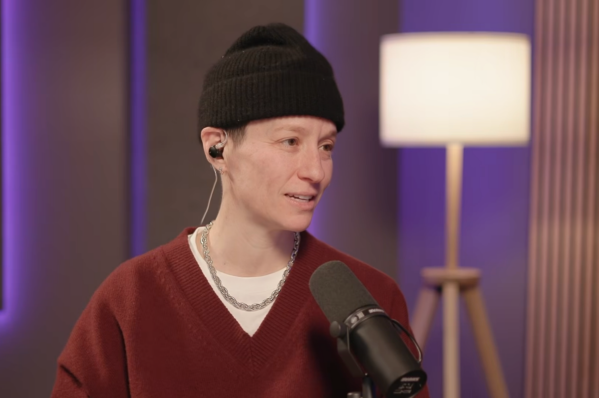 Megan Rapinoe on her podcast.