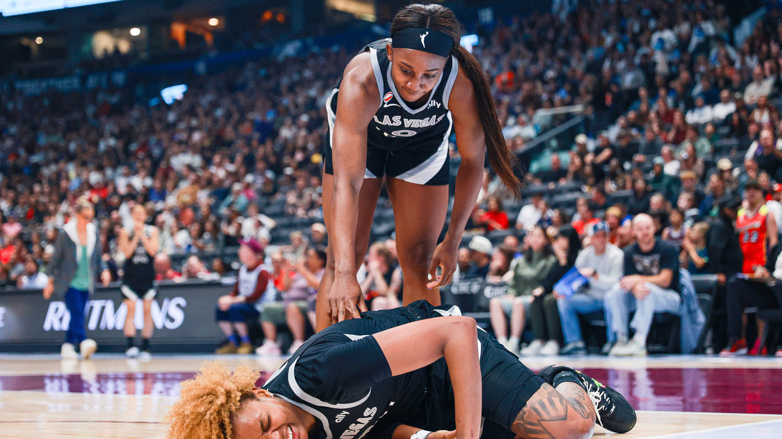 Aces confirm NaLyssa Smith will miss remainder of season with leg injury 