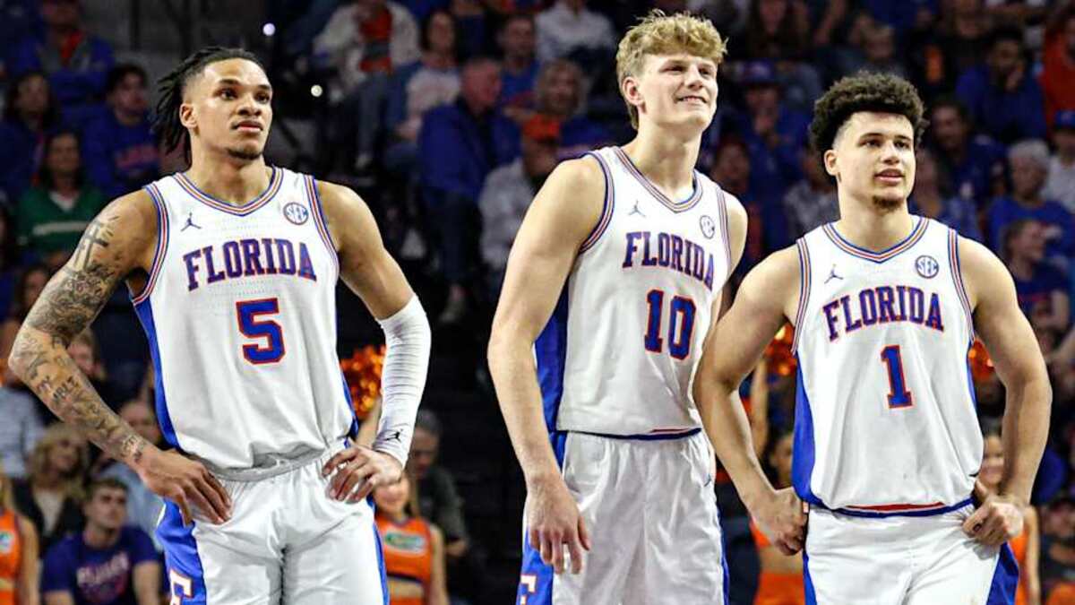  Advice from people close to Will Richard and Walter Clayton Jr. helped Thomas Haugh make his decision. | Kyle Lander / Gators Illustrated 
