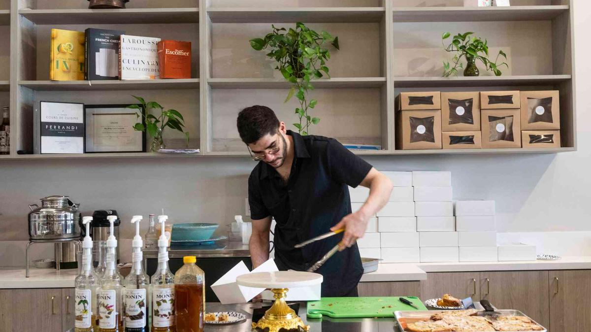 Kian Moltaji is the chef and owner of Diotima Bakehouse in Mission Viejo, CA. (Photo by Paul Bersebach, Orange County Register/SCNG)