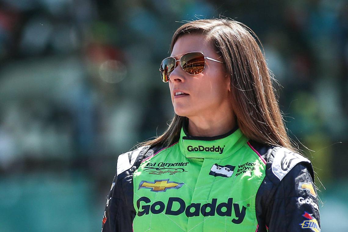  Danica Patrick (13) is introduced before the 102nd running of the Indianapolis 500 at Indianapolis Motor Speedway on Sunday, May 27, 2018. 