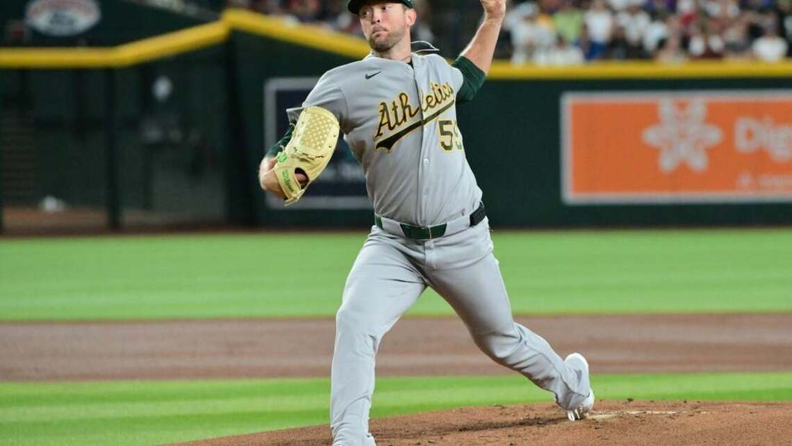 Three-run inning carries Athletics past host Diamondbacks 