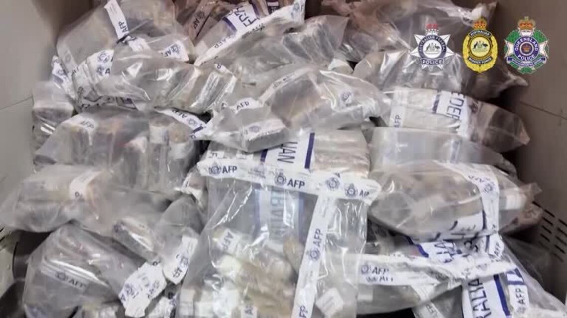 Police seize $572 million cocaine in Australia's biggest haul 