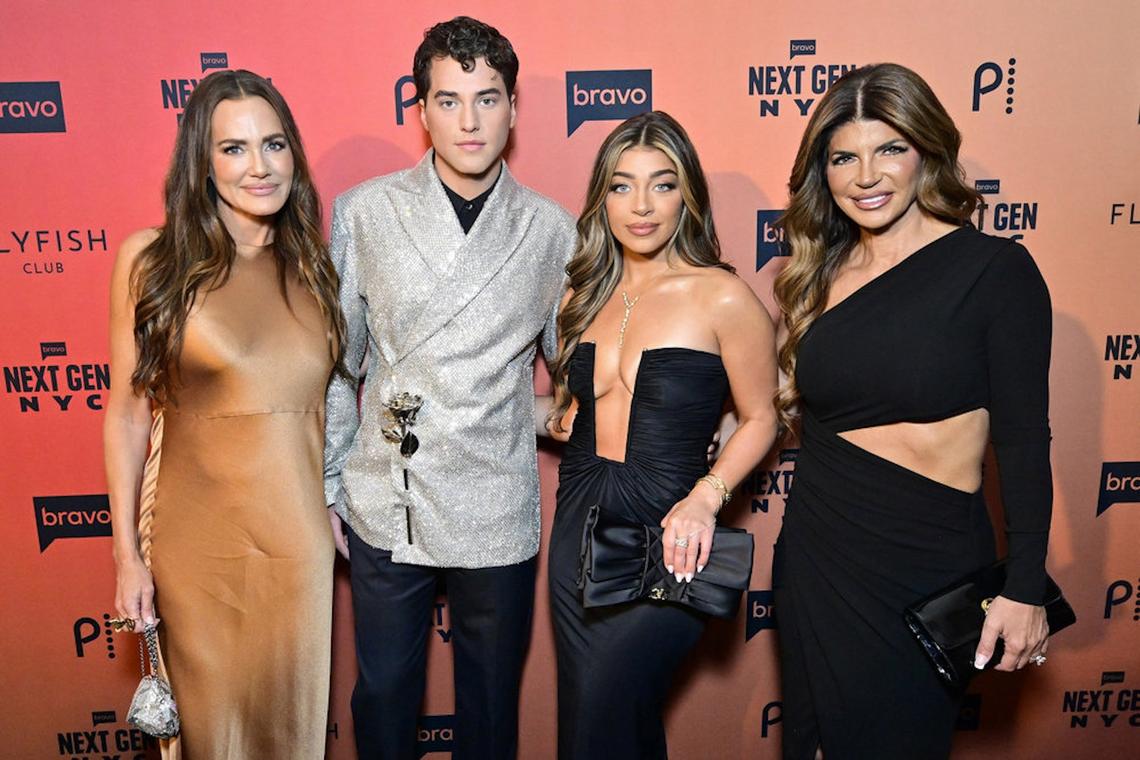 Meredith Marks, Brooks Marks, Gia Giudice and Teresa Giudice.