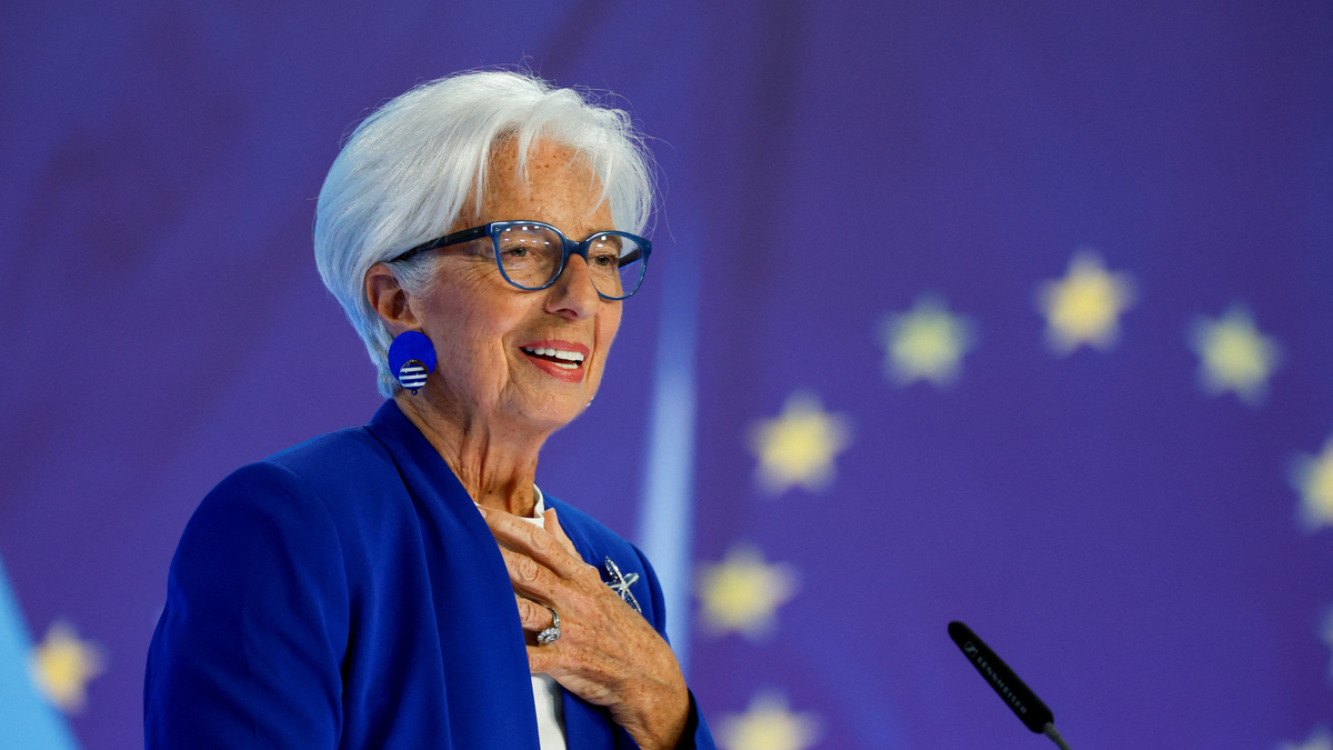 European Central Bank (ECB) President Christine Lagarde speaks to reporters following the Governing Council's meeting, in Frankfurt, Germany June 11, 2026. REUTERS/Heiko Becker